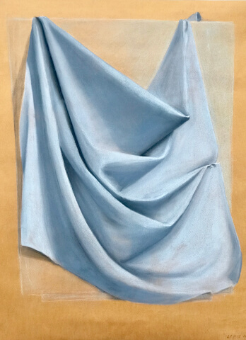 Кузьмина Анна, 1 ступень, «Драпировка», соус в мелках