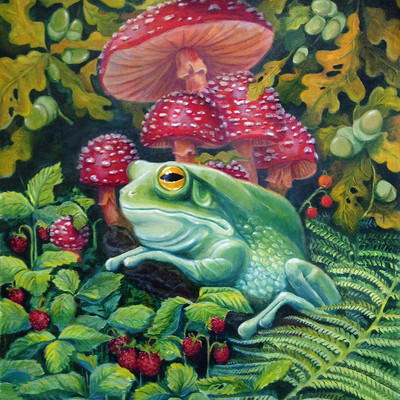 зеленая жаба