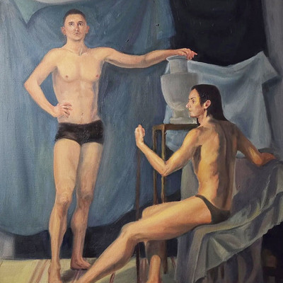 два натурщика